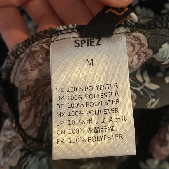 NWT 2 dresses! SPIEZ Women's Floral Printed V Neck Dress Long Sleeve Maxi Size M - Picture 8 of 8